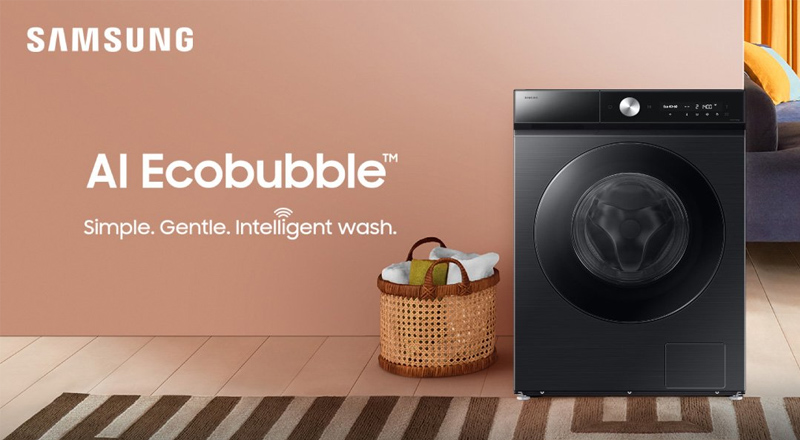 Máy Giặt Samsung WW12CB944DGBSV sở hữu diện mạo tinh tế