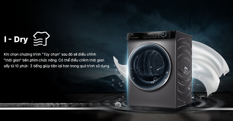 Máy sấy Aqua tiện lợi trong quá trình sử dụng