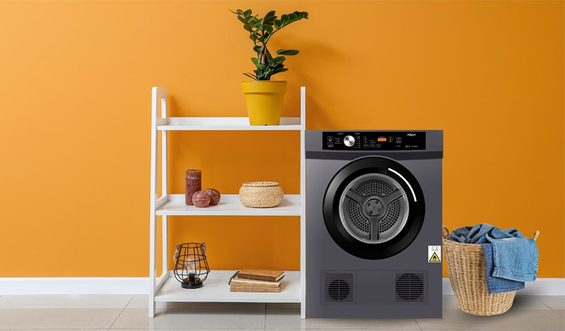 Máy sấy Aqua 8 Kg AQH-V800H.SS