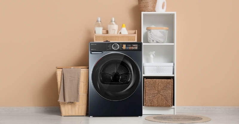 Máy sấy Toshiba TD-T25BS110HWV(MG) tiết kiệm điện, bảo vệ sợi vải