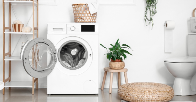 Mở cửa máy sau mỗi lần giặt để máy giặt tránh bị ẩm