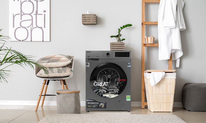 Thiết kế và kiểu dáng máy giặt Toshiba