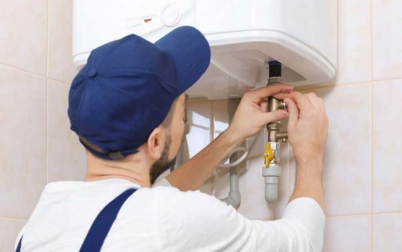 Lắp van 1 chiều máy nước nóng