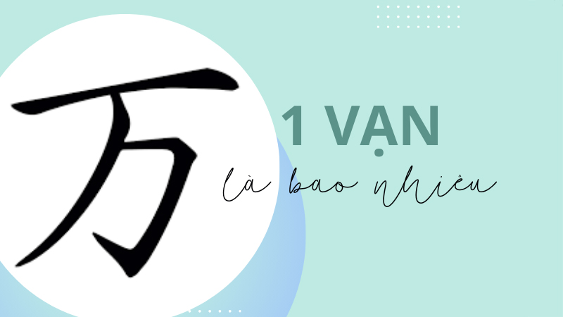 1 vạn được quy đổi ra thành 10.000