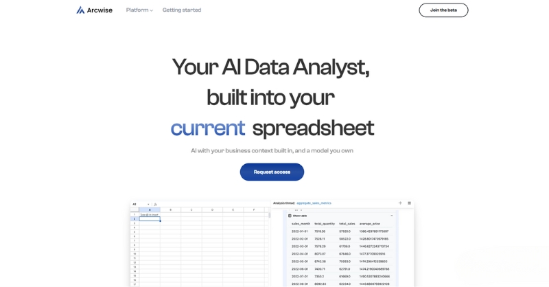 Arcwise AI là công cụ AI hỗ trợ Excel