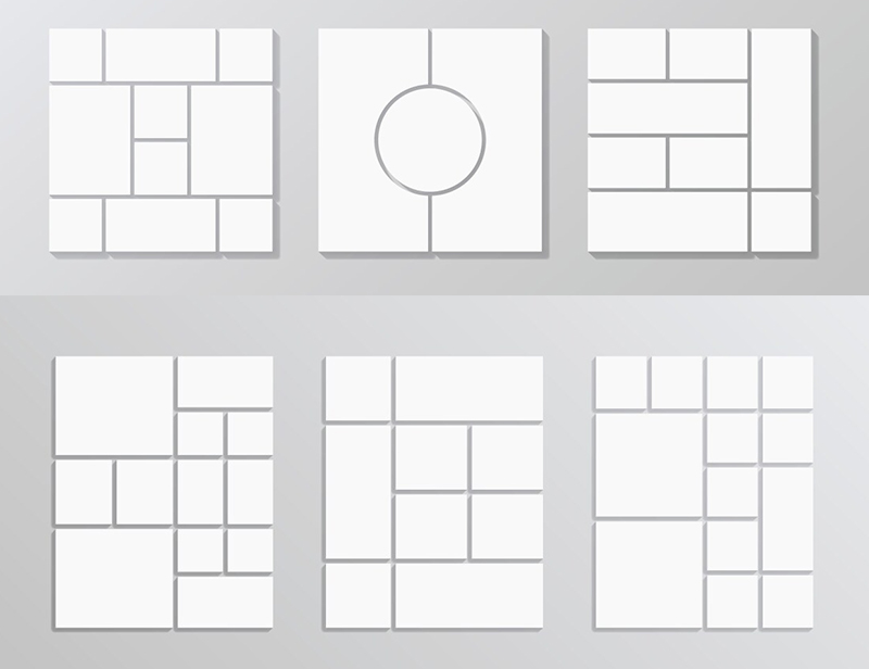 Sắp xếp các yếu tố vào moodboard