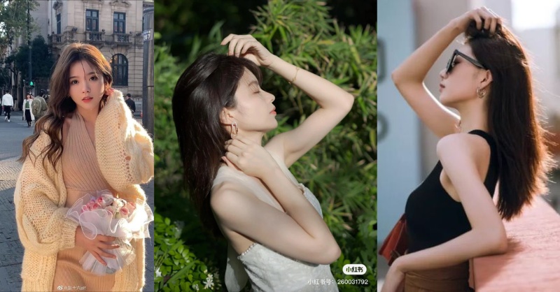 Để có bức ảnh đẹp, bạn tạo dáng với một tay vuốt tóc