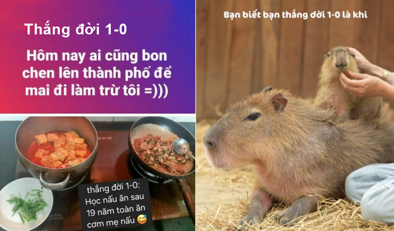 Trend thắng đời 1-0 được đông đảo bạn trẻ yêu thích