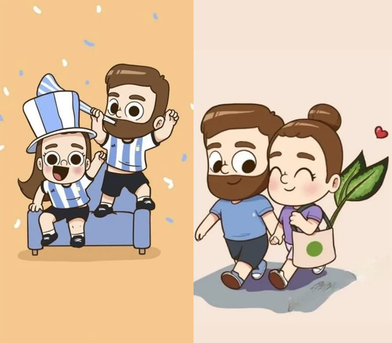 Hình ảnh cặp đôi hài hước