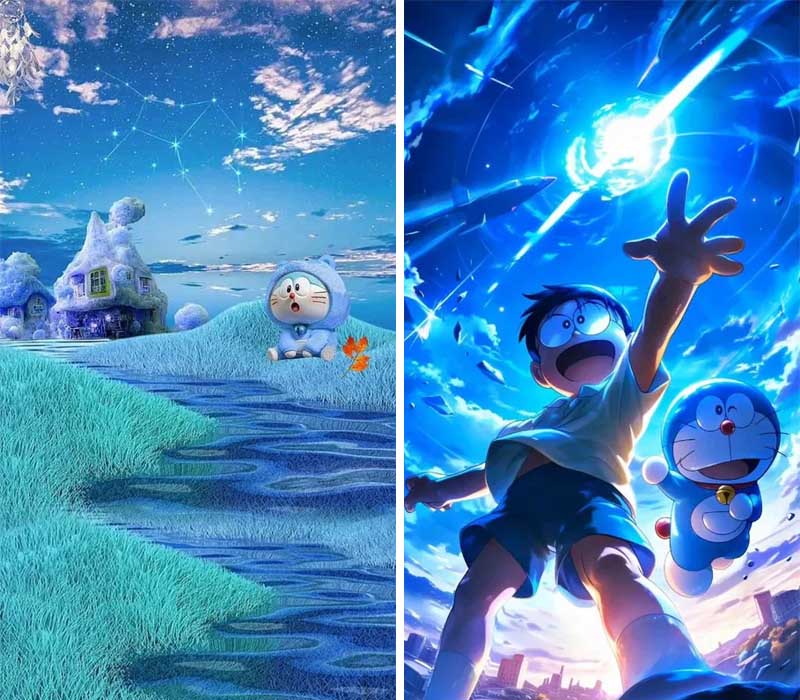 Hình nền Doraemon dành cho điện thoại cực bí ẩn
