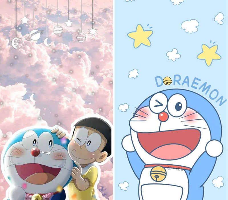 Hình nền Doraemon dành cho điện thoại cực vui nhộn