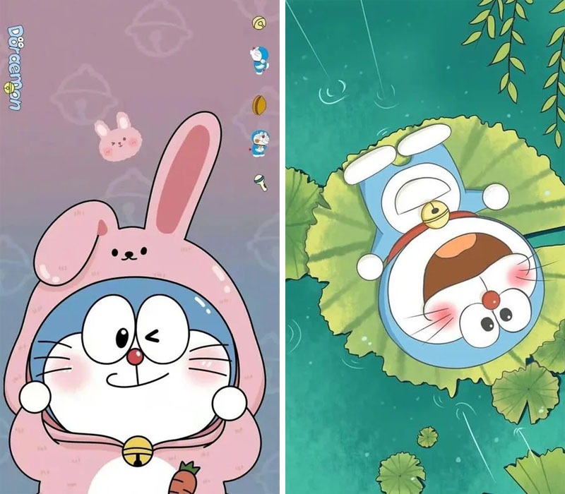 Hình nền Doraemon dành cho điện thoại cực đáng yêu