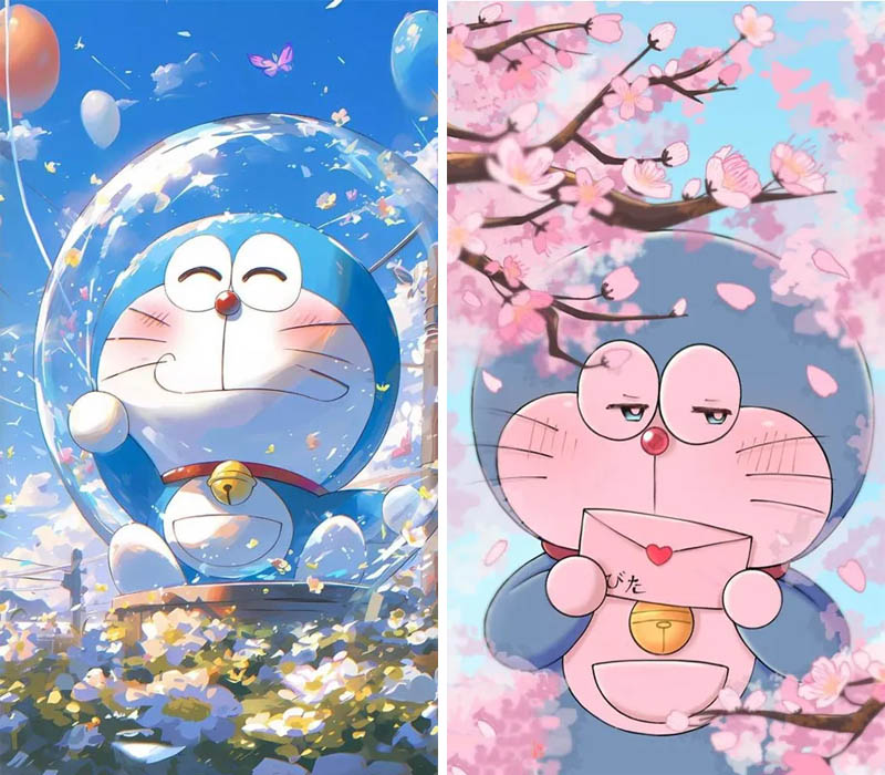 Hình nền Doraemon dành cho điện thoại cực độc đáo