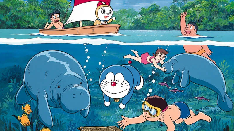 Hình nền Doraemon dành cho máy tính cực vui nhộn