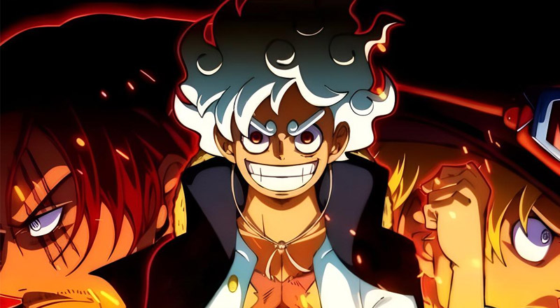 Hình nền Luffy Gear 5 dành cho máy tính cực chất