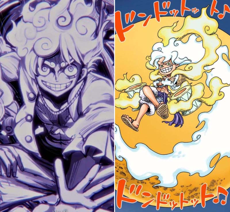 Hình nền Luffy Gear 5 vui nhộn