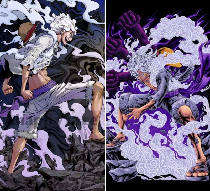 Hình nền Luffy Gear 5 bá đạo