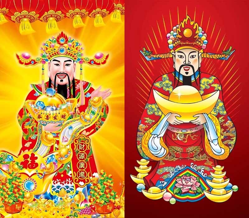 Hình nền thần tài thu hút tài lộc