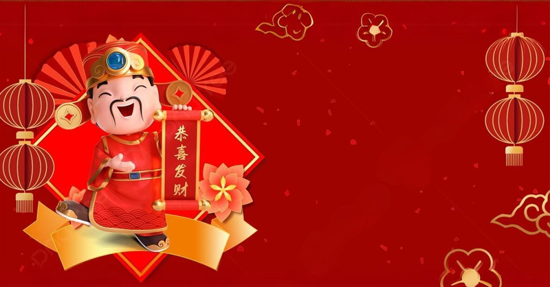 Hình nền thần tài cho máy tính