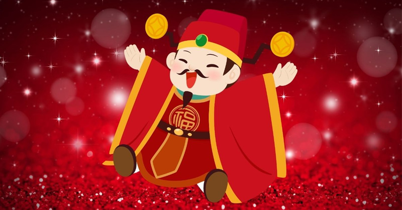 Hình nền thần tài mang đến may mắn, thuận lợi trong công việc 