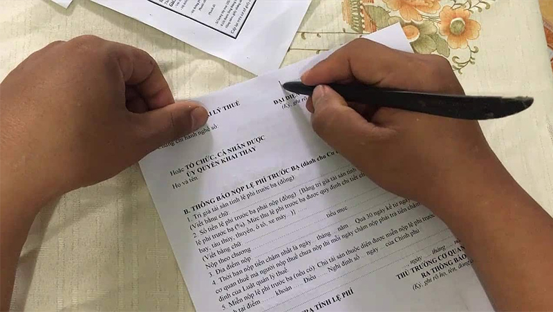 Hồ sơ cụ thể và mẫu biểu cần thiết