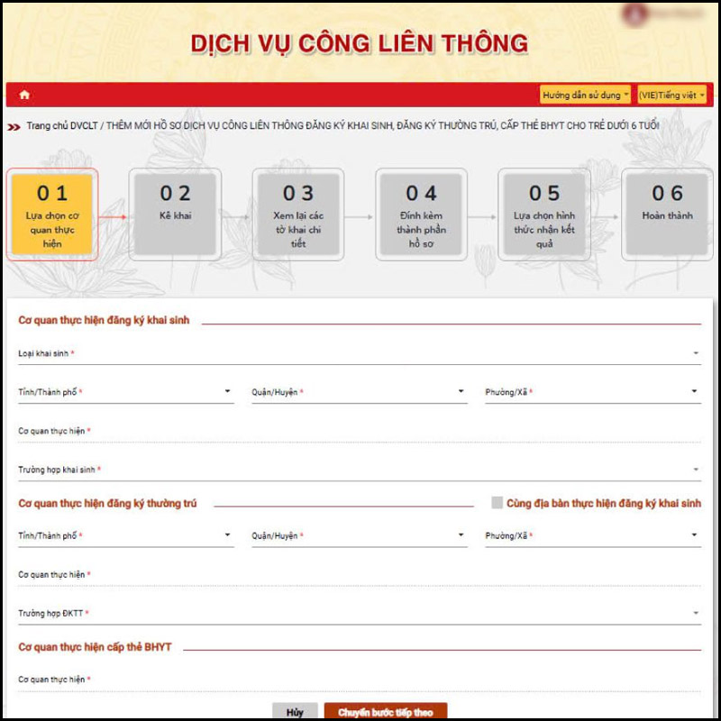 Nhập thông tin, kiểm tra để tránh sai sót