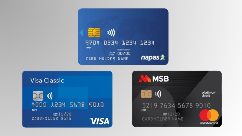 Phân biệt thẻ NAPAS, MasterCard và Visa