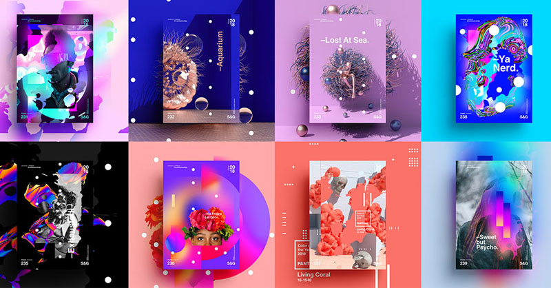 Poster nghệ thuật thể hiện ý tưởng sáng tạo của nhà thiết kế