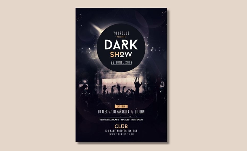 Poster sự kiện dùng để quảng bá các sự kiện sắp diễn ra