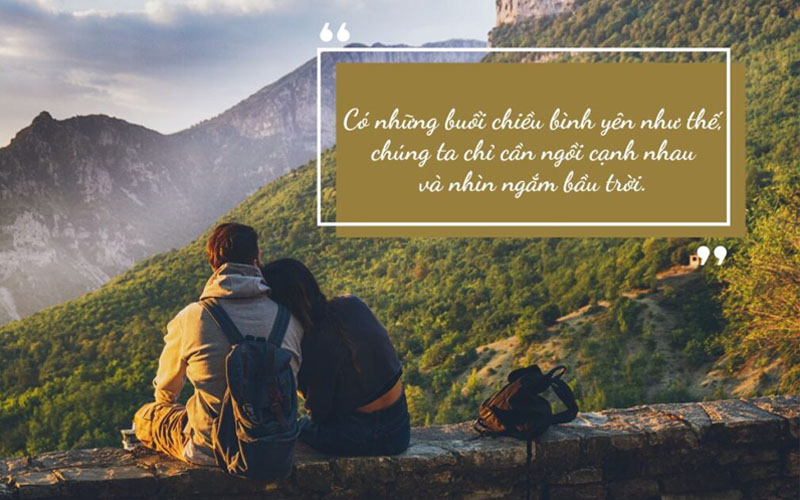 Stt bình yên hay, ý nghĩa trong tình yêu