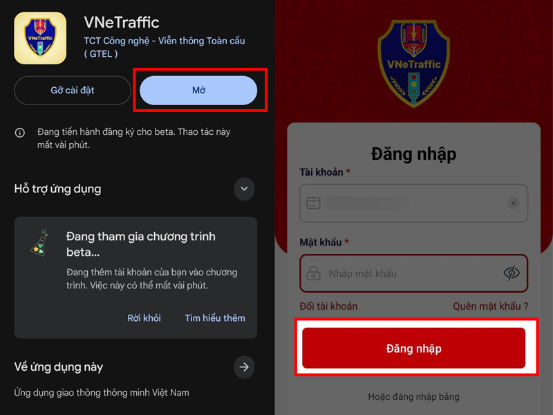 Tải ứng dụng VNeTraffic để xem camera phạt nguội