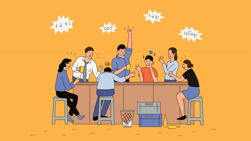Tên nhóm ăn nhậu vui nhộn