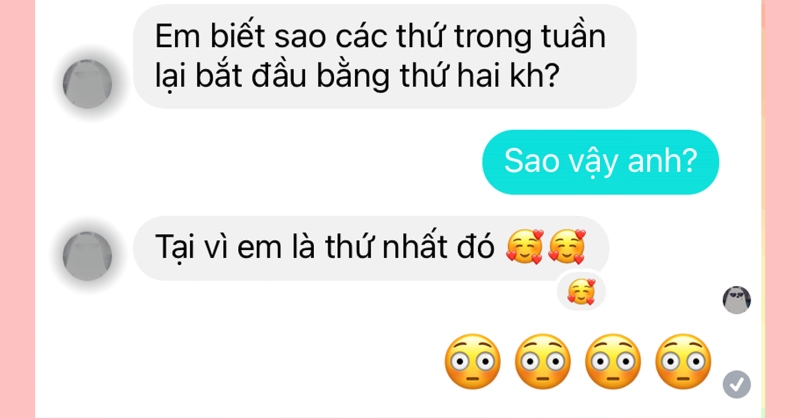 Thả thính từ đầu, mạo hiểm nhưng ấn tượng để bắt chuyện với crush