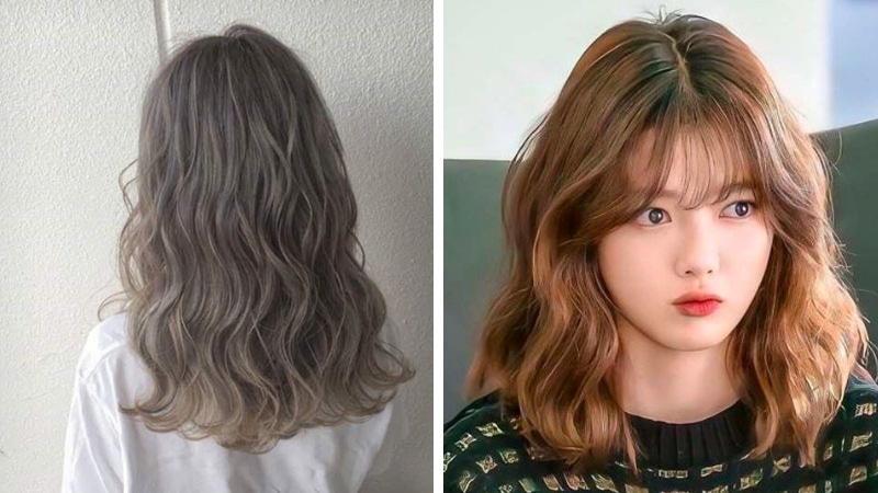Tóc uốn sóng nước ngang vai