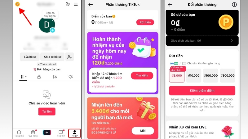 TikTok - App xem video kiếm tiền online uy tín