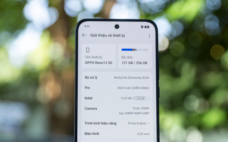Thông số cấu hình OPPO Reno13