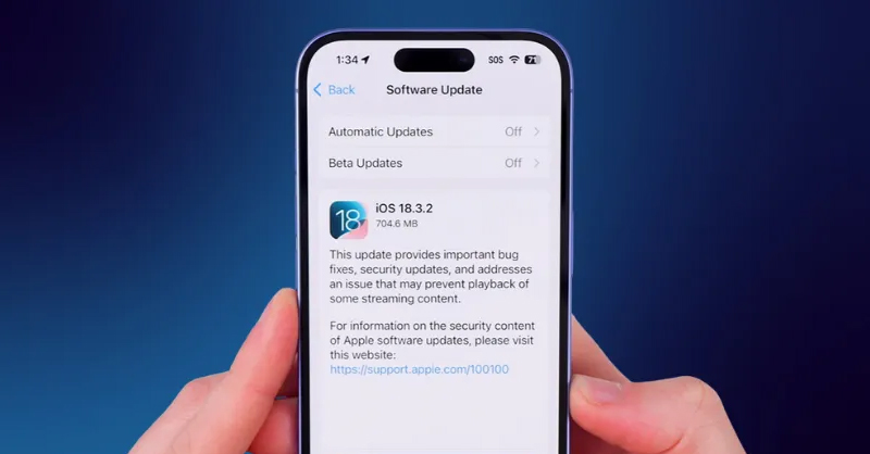 iOS 18.3.2 khắc phục lỗ hổng bảo mật WebKit