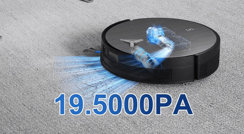 Hệ thống BLAST tạo ra lực hút ấn tượng lên đến 19.500Pa