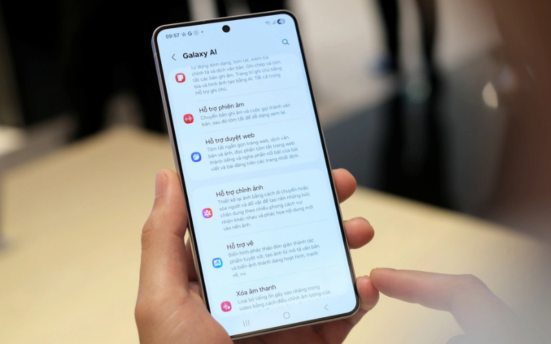 Galaxy AI trên Samsung Galaxy S25 Edge 