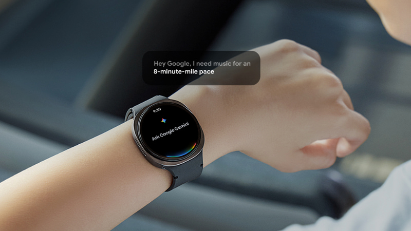 Google Gemini có mặt trên Galaxy Watch8