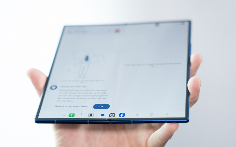 Galaxy Z Fold7 được tối ưu về độ mỏng viền màn hình