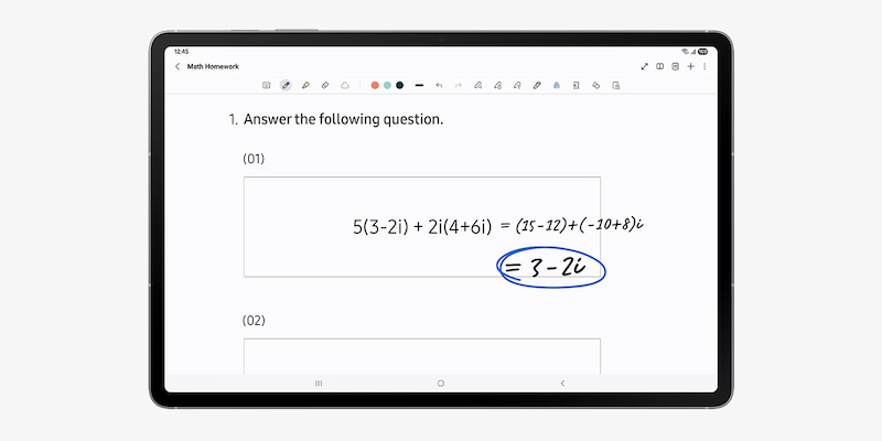 Galaxy AI trên Samsung Galaxy Tab S10 FE Plus