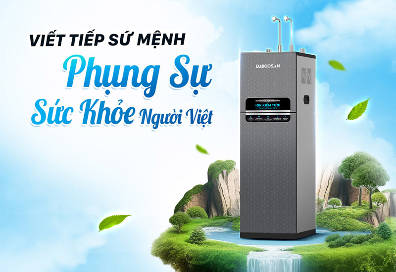 Máy lọc nước Daikiosan DN369 nâng tầm chất lượng sống