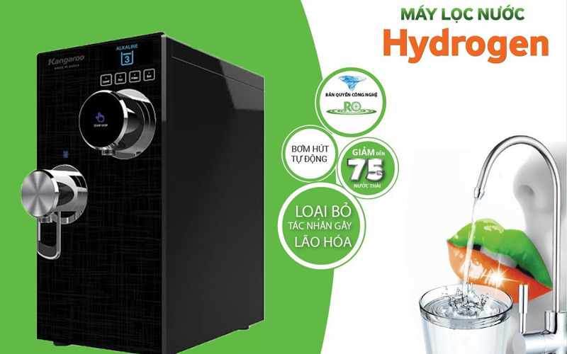 Máy lọc nước Hydrogen được tích hợp công nghệ lọc nước tiên tiến