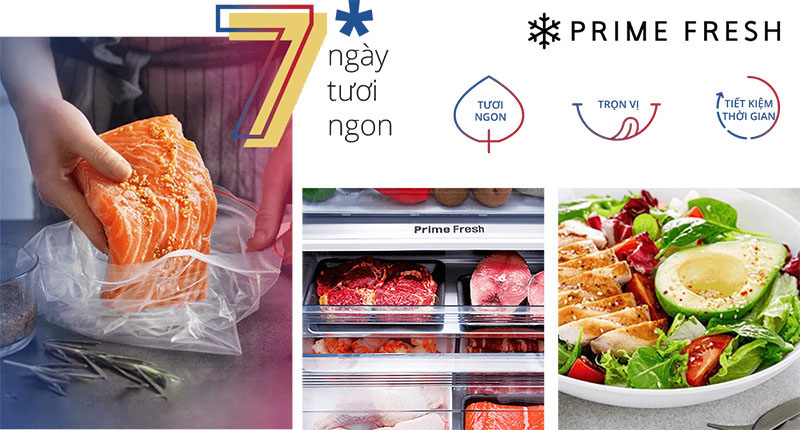 Ngăn Prime Fresh tiết kiệm thời gian rã đông thực phẩm