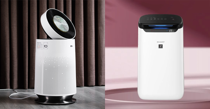 So sánh máy lọc không khí LG và Sharp xem cái nào tốt hơn