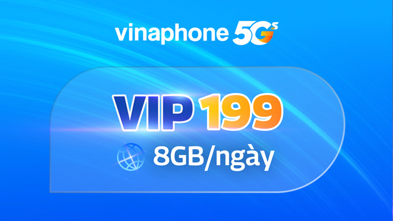 Gói VIP199 của VinaPhone cung cấp 240GB/tháng