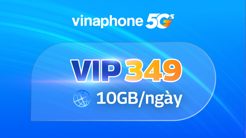 Gói VIP349 của VinaPhone hỗ trợ 300GB/tháng