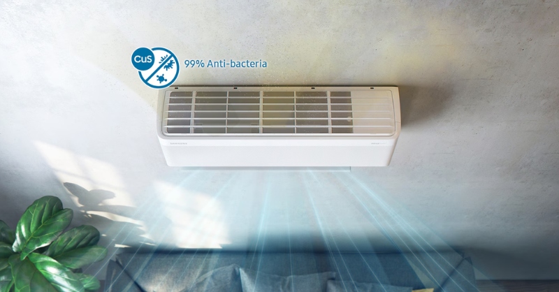 Bộ lọc Copper Anti-bacteria Filter giúp loại bỏ đến 99% vi khuẩn