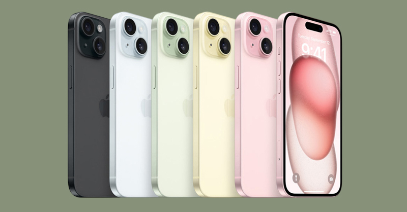 iPhone 15 Plus sở hữu các gam màu tươi sáng và trẻ trung 